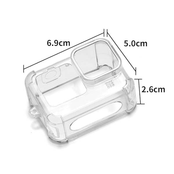 Transparent Skyddande Fodral för Gopro11/10, Anti-fall Stötsäkert TPU-Fodral