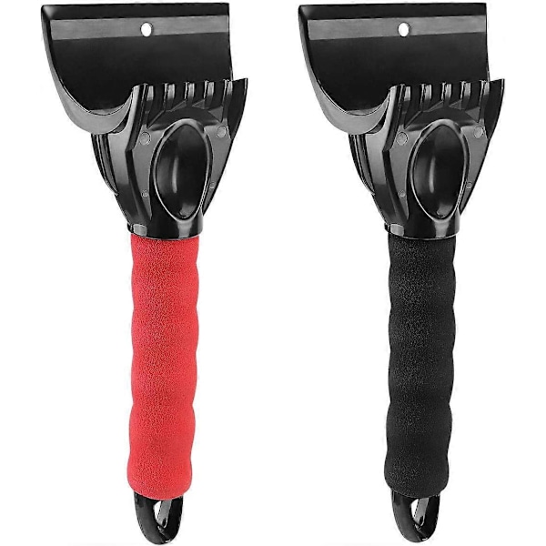 Automatiske Vindrute Is-skrapere (2-pakning), Plog Snøskrapere, Heavy Duty Avriming Deicers for Vinduer, Ingen Riper, Bruk i Alle Vinterforhold, Enkel Oppbevaring