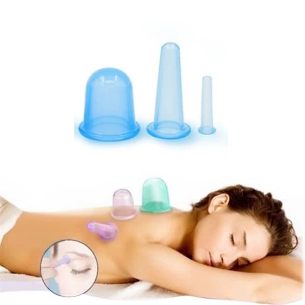 Cupping - vakuumkopper til massage / cellulitebehandling 3-pak