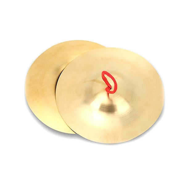 Crash-cymbal, 2-pack Hand Pool Percuss Instrument Leksak för Vuxna