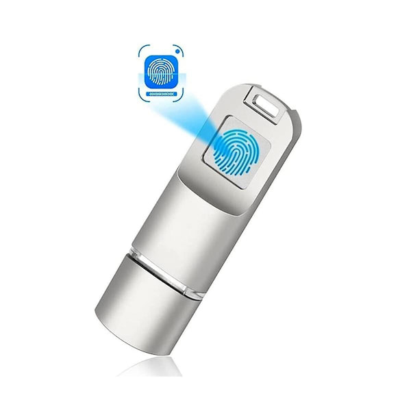Fingeravtrycks USB3.0 Flash Drive 32GB Noggrann Identifiering Sekretesshantering Nyckel USB Fingeravtryck