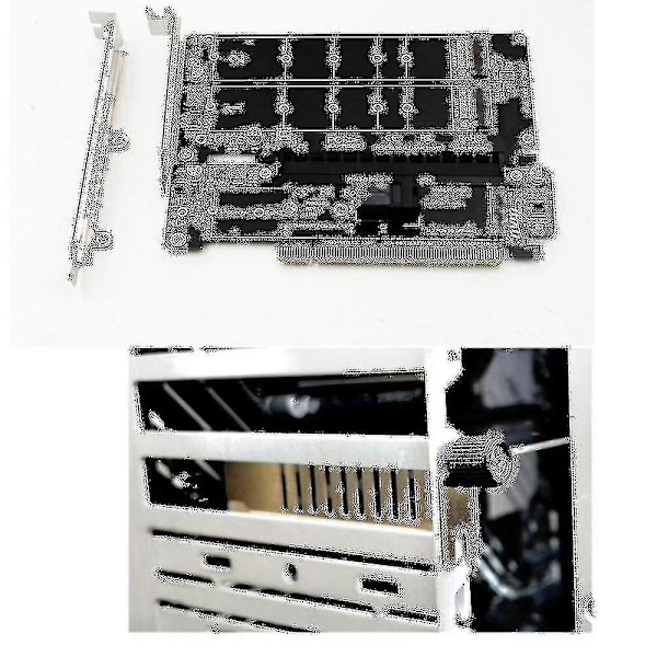 Pcie4.0 Split Pcie4.0 X16 X8+x4+x4 Jakokortti Nvme Pcie4.0 Laajennuskortti 2 Nvme Tuloporttia Expa