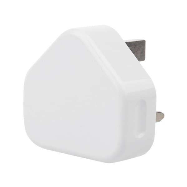 UK USB-stik, USB-opladerstikadapter, UK 5W mobiltelefonstik, med USB-interface 2-pak