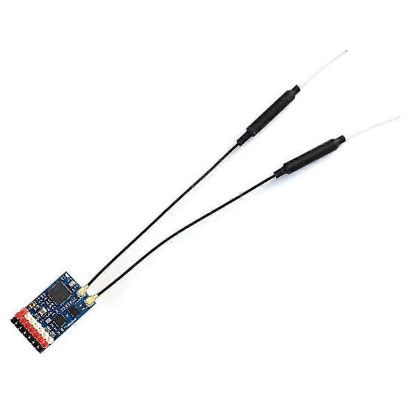Mateksys R24-P6V ExpressLRS ELRS 2.4GHz 6CH PWM Vario Mottaker Dobbel Antenne for RC Drone Fly