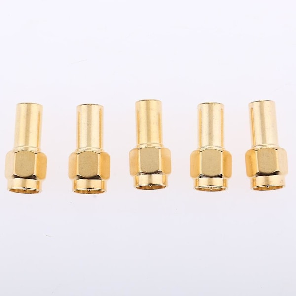 3x5 stk. SMA Han RF Koaksial Terminal Dummy Load 2W 3GHz Guldbelagt