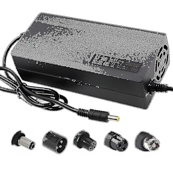 29.4v 42v 54.6v 58.8v 67.2v 84v 96.6v Li-ion Batteri Multifunktionslader 2a 5a Med Køleventilator 24v 36v 48v 51v 60v 72v