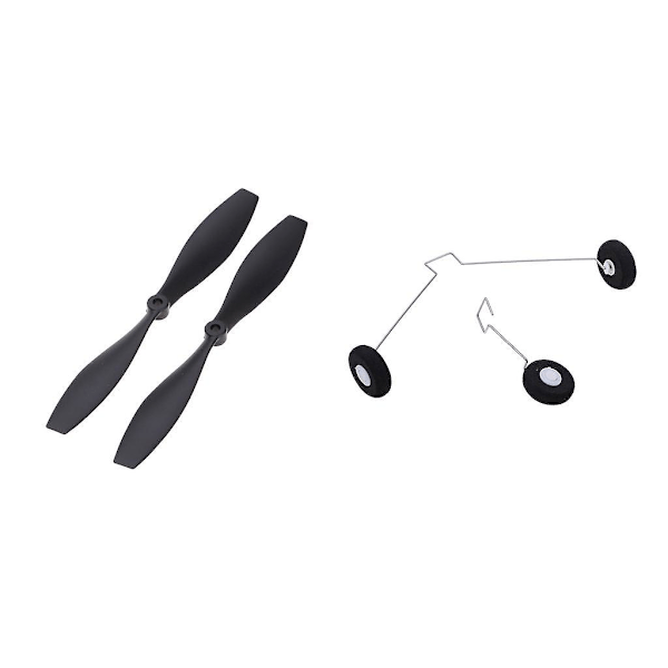 Forreste & Bageste Landehjul og Propeller til Wltoys F949 RC Fly Dele