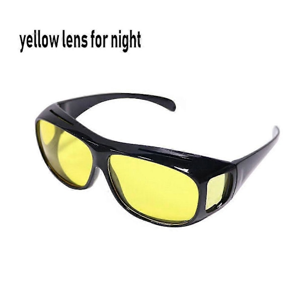 HD Nattkjøring Briller Gule Linser Anti-Blending Syn Tonet Unisex