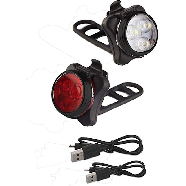 Cykellys Sæt, USB Genopladeligt Cykellys, Cykellys Cykellys