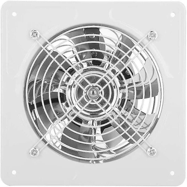 Avluftfläkt 6 Tum Luftutdragare Tyst Väggventilation För Badrum Garage Kök 40w 220v Ventilo 1100m3/h Luftflöde Och 50~60 Dba