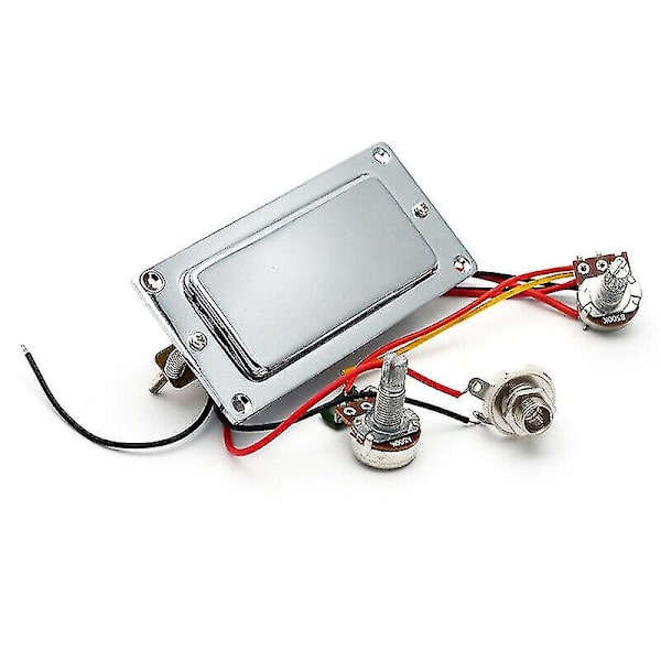 Sähkökitaran Mikrofonin Esijohdotettu Kaksois Mini Humbucker Äänenvoimakkuuden Säätö 92X37.5mm