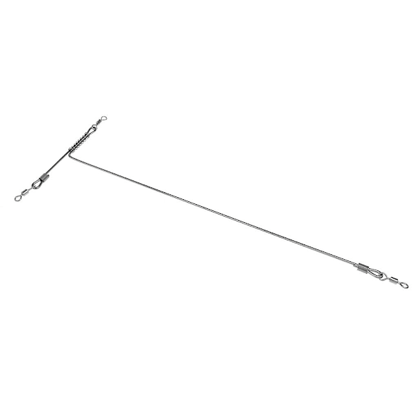 T-formet Fiskebalance i Rustfrit Stål med Sving 40cm