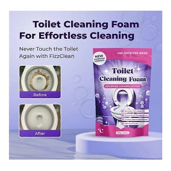 Fizzclean Toiletskumrens, Insta-Action Fizzclean Skumrens 100g