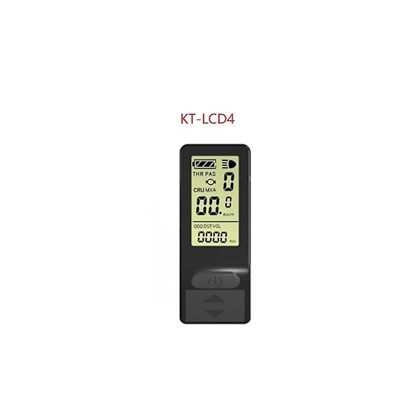 E-cykel LCD-display Mini Meter KT-LCD4 Display Kompatibel med 24V 36V 48V KT E-cykel Konverter