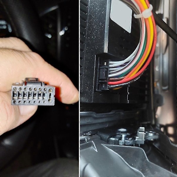 16-stifts bilstereo radio ledningsrulle ISO-kablagekontakt adapter