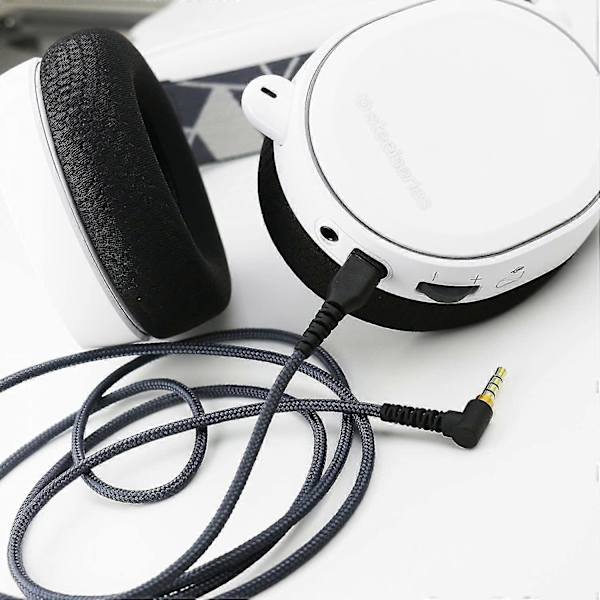Vaihtoäänikaapeli SteelSeries Arctis 3, Arctis Pro Wireless, Arctis 5, Arctis 7, Arctis Pro -pelikuvulokkeille 2m