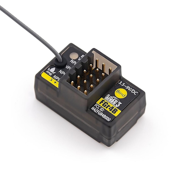 FlySky FGr4B 2.4GHz 4CH AFHDS 3 Mrico Mini RC Mottagare PWM/PPM/ibus/S.BUS/ibus2 Utgång Kompatibel PL