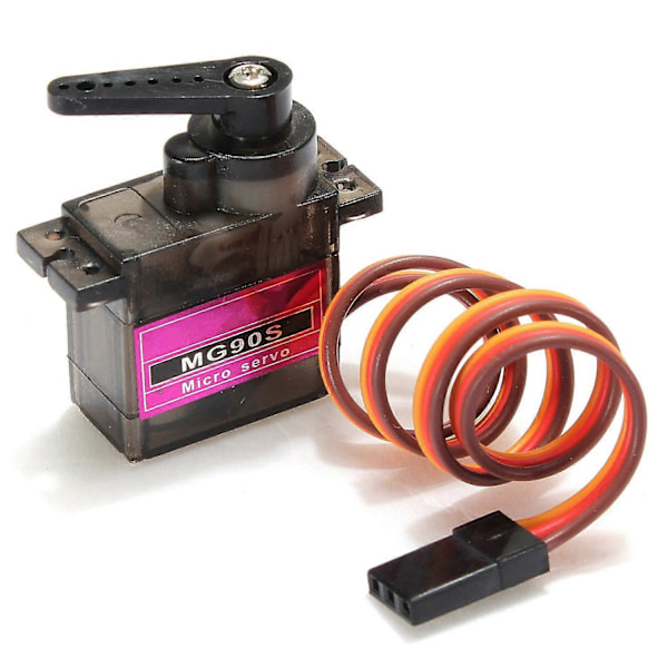 6 st MG90S RC Mikro Plast Servo 13.4g för ZOHD Volantex Flygplan RC Helikopter Bil Båt Modell