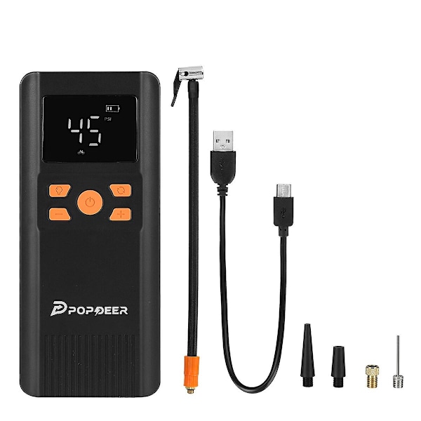 POPDEER PD-AP1 6000mAh 22.2Wh Trådløs Bil Luftkompressor 12V 150PSI Bærbar Bil Dækpumpe Smar