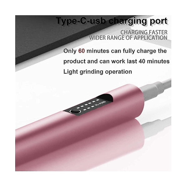 Sähköinen kaiverruskynä 35:llä kärjellä, USB-ladattava langaton kaiverruskone, kannettava DIY-kaiverrus