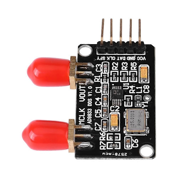 AD9833 DDS Signalgeneratormodul 0 MHz til 12,5 MHz Kvadrat/Trekant/Sinusbølge