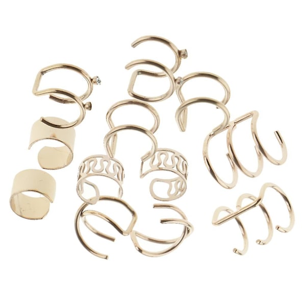 2x Øre Pierced Rose Guld
