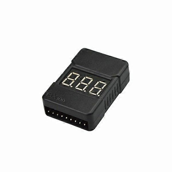 BBX1-8S Batterispændingstester Måler Lavspændingsalarm Buzzer Til 1~8S Lipo Batteri til RC Drone Fly