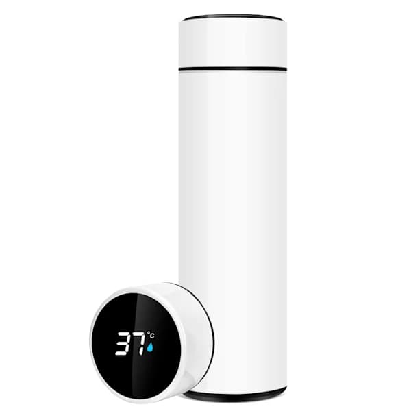 Termokopp Smart Temperaturmåling-Digital Skjerm-Hvit 500ml