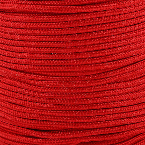 2mm 50m Paracord Fallskärmsrep Snöre Utomhus Camping Tälttillbehör Röd