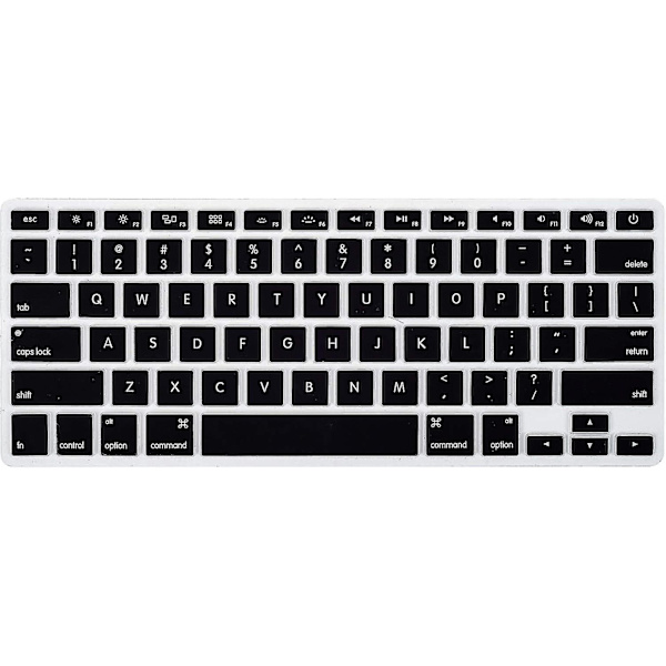 Tangentbordsöverdrag för Macbook Air 13 tum, 2012-2017, A1369 A1466 & Macbook Pro 13 tum, 15 tum (med eller utan Retina-skärm, 2015 O
