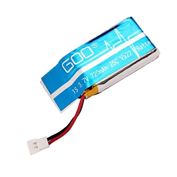 3.7V 720mAh Batteri för XK K123 K124 V931 6CH Borstlös RC Helikopter
