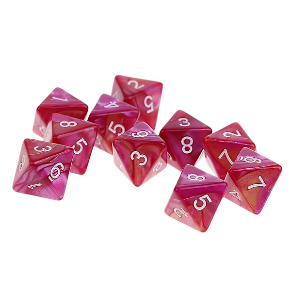 8-sivuinen D8 Polyhedral Noppa Dungeons & Dragons Dnd Pöytäpelille