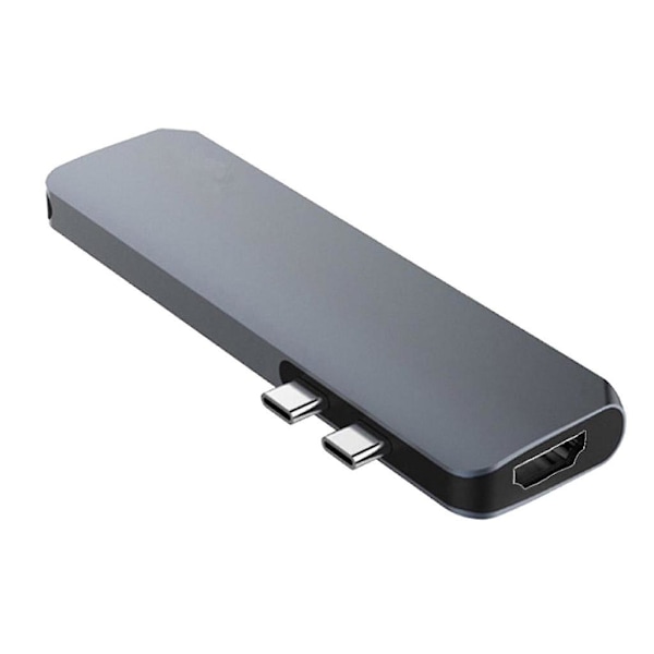 7-i-1 USB-C Typ C HD-utgång 4K HDMI USB 3.0 Adapterhub för Macbook Pro