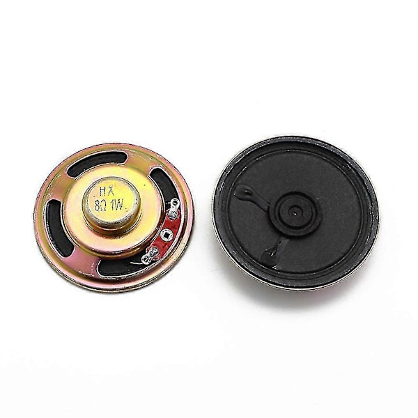 5 st Ultra-tunna 1W 8R Akustiska Högtalare 8 Ohm 1W 5CM Högtalardiameter 50MM Högtalare för DIY Elektronikdelar