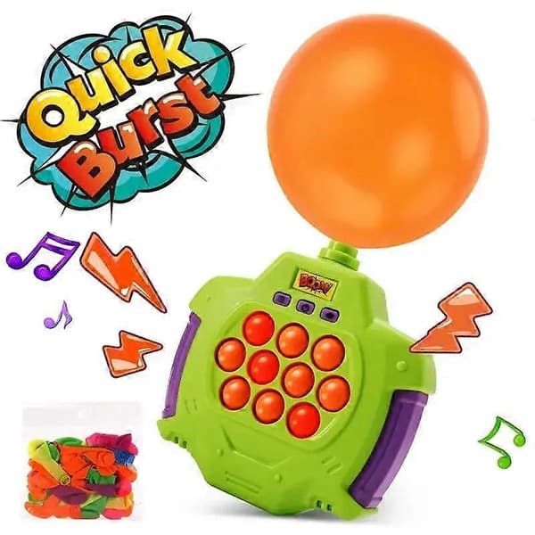 Quick Push Bubble Game Console - Bærbar trykknappballongblåsende konkurransespillmaskin