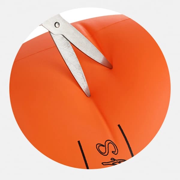 4 kpl uima-kaksoisilmatyyny käsivarsikelluke - oranssi