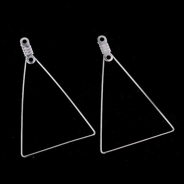 2x10 Stykker Kvinner Avtakbare Trekant Hoop Henge Smykke Ørepynt