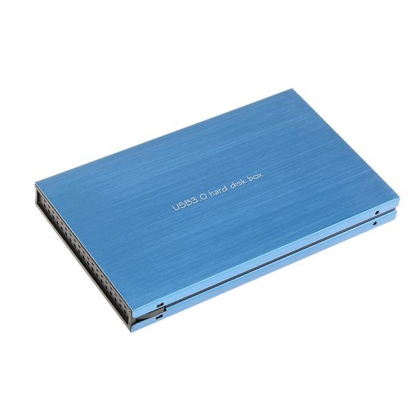 2,5\" HDD-hölje USB 3.0 HDD SATA Mobildiskdrivkapsling Extern låda Blå