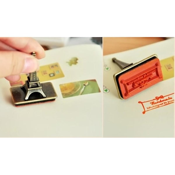 4 Farger Stempelputer Fingeravtrykk Korea DIY Håndverk Preget Fargerik Orange