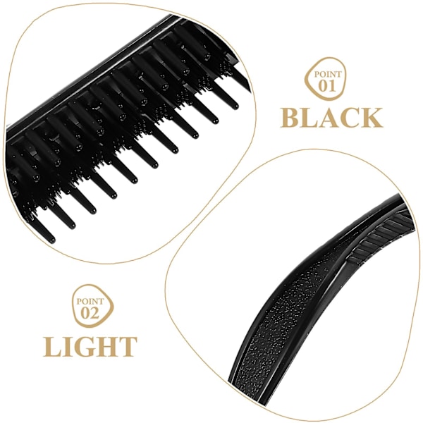 6 st Fashion Hairdressing Brush Kreativa Hårfärgningskammar Salong Hårfärgningskammar