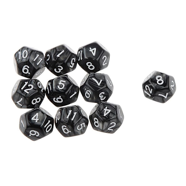 50 Stykker Polyhedriske Terninger D12 Terning Sæt Til D&d Rpg Mtg Tilbehør