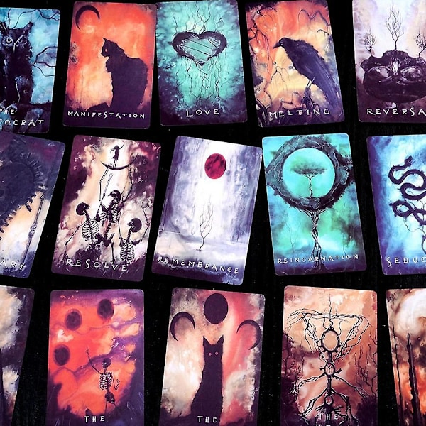 Spirits Shadows Oracle Deck-kort Tarotkort Oracle-kort