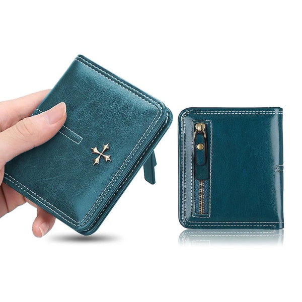 Kvinnor Present Kort plånbok Korthållare Resor Pu Läder Säkerhet Pengar qd bästa