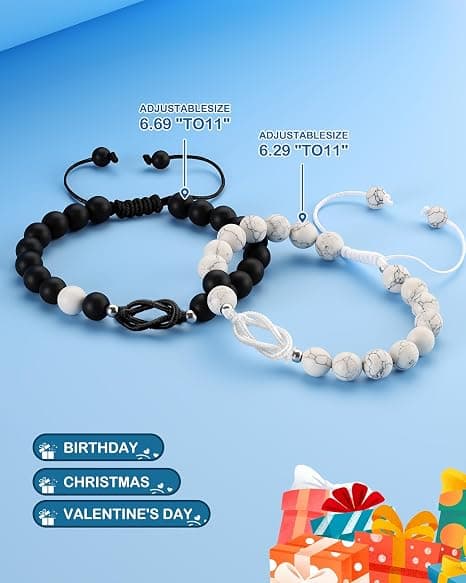 Mor-datter/mor-sønn/far-datter armbånd, pararmbånd for gutter og jenter