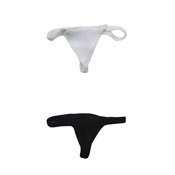 2-delt 1/6 Sexy Thong Undertøy Kvinnelige Truser For 12'' Actionfigur DIY