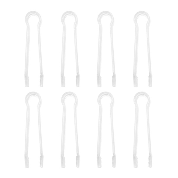 8 st Serveringstänger Mini Serveringsredskap Tänger