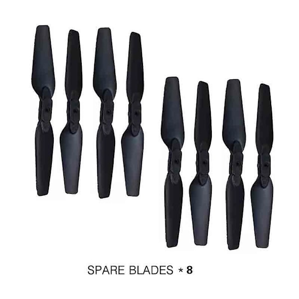 JY019 E58 RC Drone Tilbehør Foldbare Propeller Propellerblade