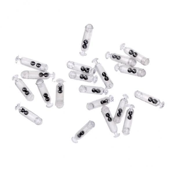 9x20 stk Fiskeagn Rattles Innsats Rør Rasle Rist Tiltrekke Lydstang 3#