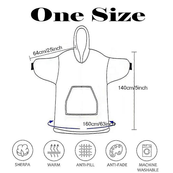 Alpaca Oversized Hoodie - Bærbar Teppegenser for Kvinner, Søt Sherpa Pullover Hoodie Teppe SYR20