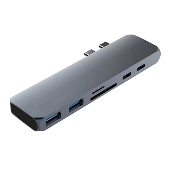7-in-1 USB-C Type-C HD-lähtö 4K HDMI USB 3.0 sovitin keskitin Macbook Pro:lle